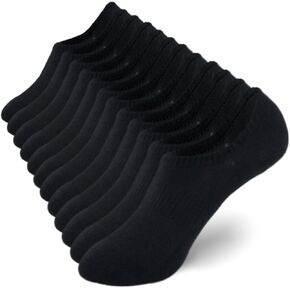 No Show Socks for Women Cotton Thin Low Cut Non Slip Invisible Liner Socks 6 Pairs