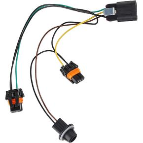 Compatible with Headlight Wiring Harness Pontiac Grand Prix 2004 2005 2006 2007 2008, Headlamp Wiring Harness, Front Lamp Socket Wire OEM 16530756