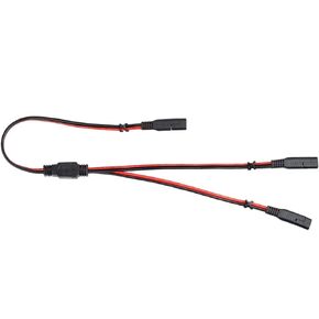 SAE DC كابل موصل الطاقة للسيارات Y الفاصل 1 إلى 4 SAE تمديد الأسلاك تسخير 16AWG 2ft