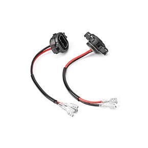 WSays 5202 H16 PS24W 9009 Fog Light Harness Male Adapter Sockets Female Plug Compatible with Headlights Fog Lights, etc