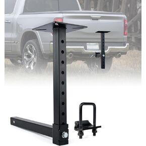 Heavy-Duty Hitch Mount Vise Plate, Hitch Vise Holder with Adjustable Height | Universal Fit for 2-Inch Receiver