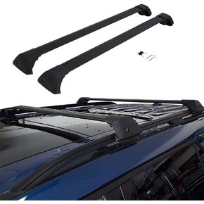 Black Roof Rack Cross Bars fit for Ford Explorer 2020-2024 XLT,Limited,ST Accessories Cargo Carrier Bag Luggage Kayak Canoe Bike Snowboard Skiboard