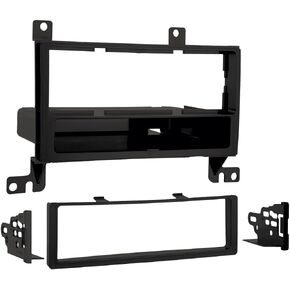 Metra Electronics 99-7325B Single DIN Installation Kit with Pocket for 2007 Hyundai Santa Fe, Black