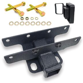 Wrangler JK Tow Hitch, 2" inch Tow Trailer Hitch Receiver Kit with 4-Pin Wiring Harness Compatible for 2007-2018 Wrangler JK JKU 2 & 4 Door Unlimited Rear Bumper Towing Receivers