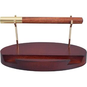 VENOAL Wooden Pen Holder,Pen Display Stand,Pen Holder Rack,with 2 Gel Ink Refills for Home School Office Or Store Use,Men Gifts