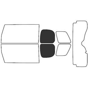Rvinyl Window Tint Kit Compatible with Toyota Fj Cruiser 2007-2014 - Front Precut Kit - 35%