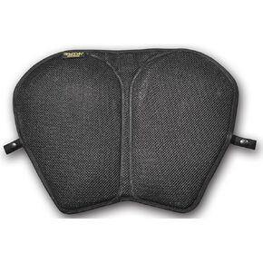 Skwoosh XL Touring Sport Cruiser Motorcycle Gel Seat Pad with Breathable Cooling Mesh Fabric Cushion made in USA