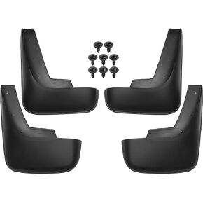 ACROPIX Car Front and Rear Mud Flaps Splash Guards Fit for Toyota Camry - Pack of 12 Black