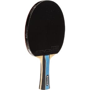 Killerspin KIDO 5A RTG Premium (Straight or Flared) Table Tennis Racket Professional, ITTF-Approved, Hard Paddle, Made of 5-Ply Wood, Dual-Colored in Red and Black