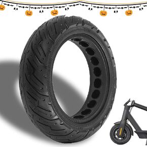 10 Inch Scooter Tire 60/70-6.5 10x2.5 Solid Tire Fit for Segway Ninebot Max G30P G30LP G2 F2 pro~Gotrax G4 G5 G6 GMAX Ultra~Hiboy Max 3 Electric Scooter, 10x2.5-6.5 Tubeless Front Rear Wheel