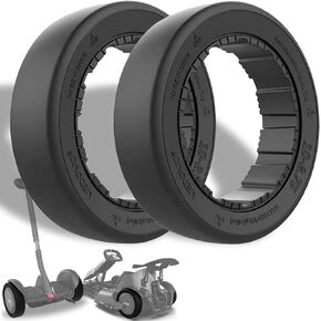 2pcs 10x2.75 Quick Release Tire Replacement for Ninebot by Segway S MAX/Gokart PRO/Gokart Kit(with Ninebot S Max),Go Kart Kit Refit Parts 10-2.75 Electric Gokart Bundle Rear Tires