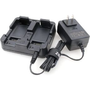 Dual Battery Charger for Trimble M3 Total Stations TS662 TS635 TS862 TSC2 Nikon Nivo 2M/2C Battery