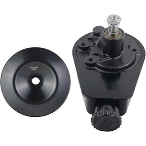 Power Steering Pump w/Single Groove Pulley JM2000B 26028613 Compatible with Chevy Blazer Camaro Impala Malibu GMC Pick-up Suburban 4.1L 5.0L 5.7L