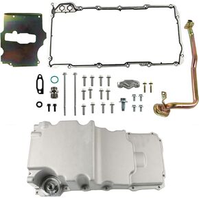 مجموعة مقلاة زيت الألومنيوم منخفضة المستوى Ls Oil Pan 302-1 لاستبدال 1955-1987 GM Classic Car Muscle Car Trucks LS1 LS2 LS3 LS6 LSX محركات