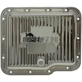 Compatible/Replacement for Chevy/GM Powerglide Steel Transmission Pan - Chrome