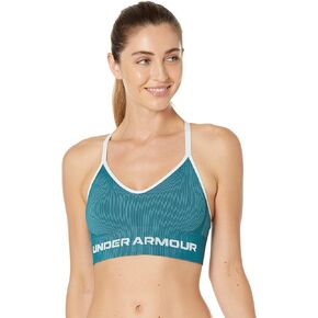 Under Armour Seamless Low Long Rib Tourmaline Teal/Illusion Green/Illusion Green MD (US 8-10)