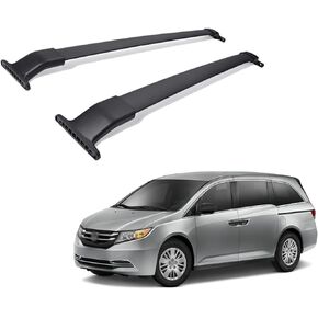 ALAVENTE Heavy Duty Roof Rack Cross Bars 220lbs fits for 2023 2024 Honda CR-V CRV & CRV Hybrid with Side Rails Fixed Point Adjustable Aluminum Crossbars for Roof Boxes Bags Kayak Bicycle Accessories