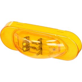 Grote 54193 - Supernova Oval Led Side Turn Marker Light - Grommet Mount, Hard Shell