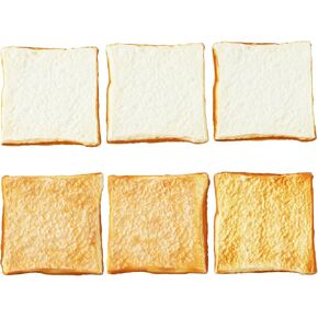 Artificial Bread Slice and Toast 6 Pack Fake Sliced Bread Realistic Fake Food for Display Faux Bread Model for Decoration Faux Food Props in Kuwait