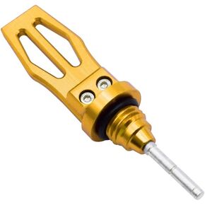 Aluminum Alloy Engine Oil Tank Dipstick Level for ATV Dirt Pit Bike (Red)