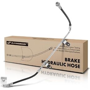 A-Premium Rear Center Brake Hydraulic Hose Compatible with Select Jeep Models - Grand Cherokee 1999 2000 2001 2002 2003 2004 - Replace# 52128096AB
