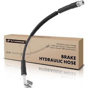A-Premium Front Passenger Brake Hydraulic Hose Compatible with Select Cadillac Models - CTS 2003 2004 2005 2006 2007, Without Bracket - Replace# 15875853