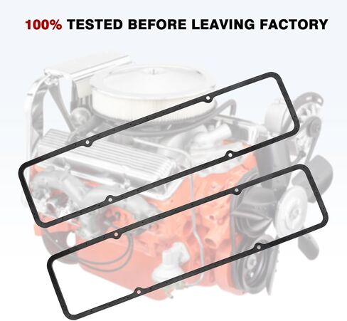 ZONFANT 7484BOX Small Block Chevy Valve Cover Gaskets Set Compatible with SBC 283 305 327 350 383 400 Steel Core Rubber Silicone Valve Cover Gasket in Saudi Arabia