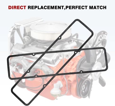 ZONFANT 7484BOX Small Block Chevy Valve Cover Gaskets Set Compatible with SBC 283 305 327 350 383 400 Steel Core Rubber Silicone Valve Cover Gasket in Saudi Arabia