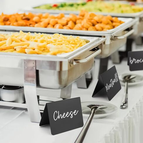 20Pcs 4"x3" Mini Chalkboard Signs for Food, Reusable PVC Food Labels, Reserved Table Signs for Party Buffet, Birthdays, Bakery, Weddings Table Numbers, Buffet Display, Place Cards, Name Tag in Saudi Arabia