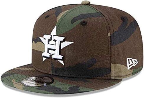 قبعة New Era الأصلية الحصرية Woodland Camo 9Fifty Snapback قابلة للتعديل - OSFM in Kuwait