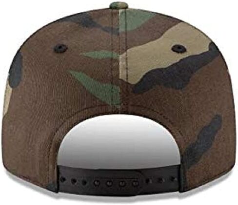 قبعة New Era الأصلية الحصرية Woodland Camo 9Fifty Snapback قابلة للتعديل - OSFM in Kuwait