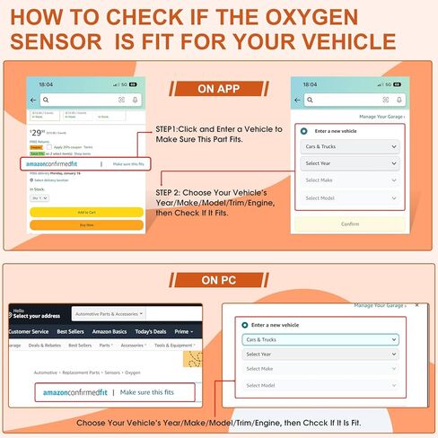 234-5010 مستشعر الأكسجين نسبة الهواء إلى الوقود مستشعر O2 مناسب لسيارة Honda Accord Odyssey Pilot Ridgeline Acura MDX RL TL Saturn VUE 36531-RCA-A01، 36531-RDM-A01، 36531-RDJ-A01، 12581687، 12581688 in Kuwait