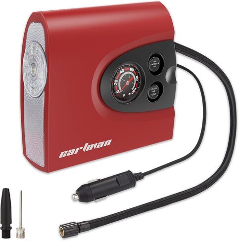 CARTMAN Tire Inflator Portable Air Pump for Car Tires, 12V DC Auto Tire Pump with Digital Pressure Gauge in Saudi Arabia