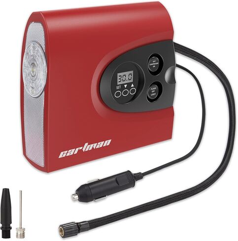 CARTMAN Tire Inflator Portable Air Pump for Car Tires, 12V DC Auto Tire Pump with Digital Pressure Gauge in Saudi Arabia