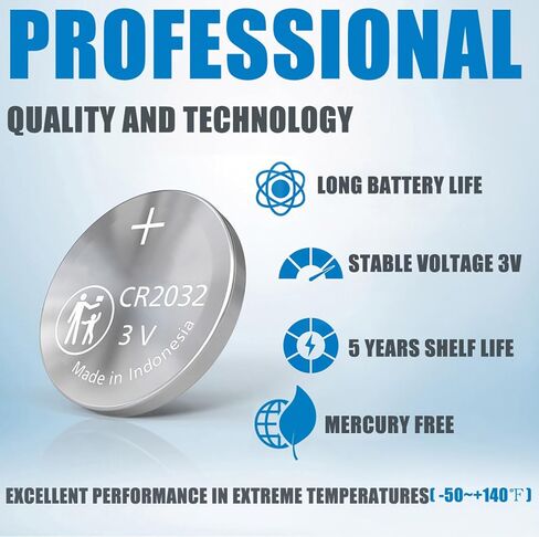 (2 حزمة) استبدال بطارية مفتاح التحكم عن بعد CR2032 لسيارة Mercedes-Benz 2017-2022 A B C E S G Class GLA GLB GLE GLS CLA CLS EQC AMG - FCC IYZ-MS1 IFETEL: RLVMAMS15-1041 IC: 2701A-MS1 in Kuwait