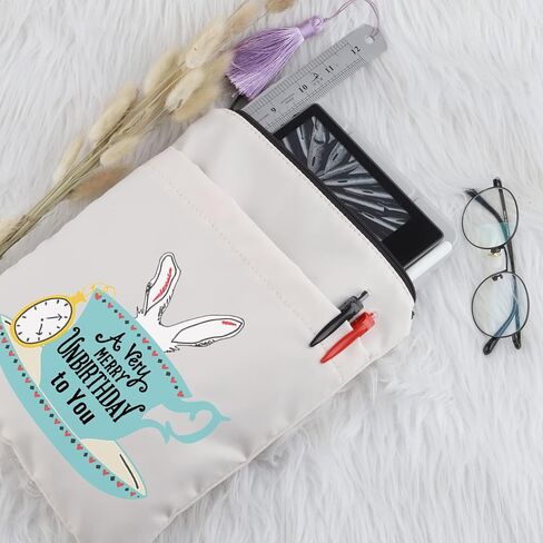 PLITI Alice Book Sleeve Alice Fans هدية عيد ميلاد سعيد جدًا لك حامي الكتاب هدية عيد ميلاد ابنة صديق (عيد ميلاد سعيد BS) in Saudi Arabia