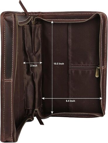 Leather Bible Cover Book Cover Planner Cover with Handle and Back Pocket (Large) in Saudi Arabia