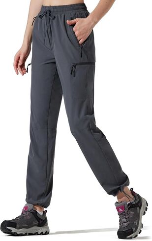 M MAROAUT Women's Hiking Cargo Pants, Lightweight Quick-Dry Outdoor Travel Pants with Zipper Pockets in Saudi Arabia