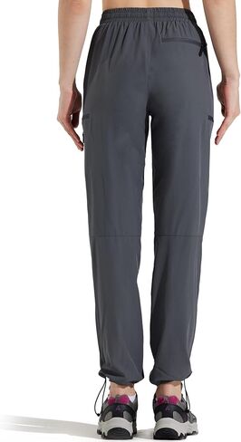 M MAROAUT Women's Hiking Cargo Pants, Lightweight Quick-Dry Outdoor Travel Pants with Zipper Pockets in Saudi Arabia
