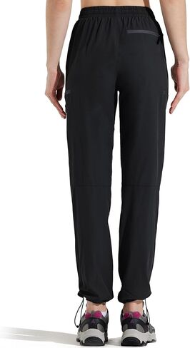 M MAROAUT Women's Hiking Cargo Pants, Lightweight Quick-Dry Outdoor Travel Pants with Zipper Pockets in Saudi Arabia