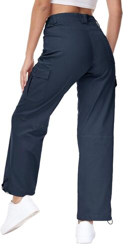BGOWATU Women's Hiking Cargo Pants Joggers Stretch Outdoor Casual Travel Sweatpants with 6 Pockets in Saudi Arabia
