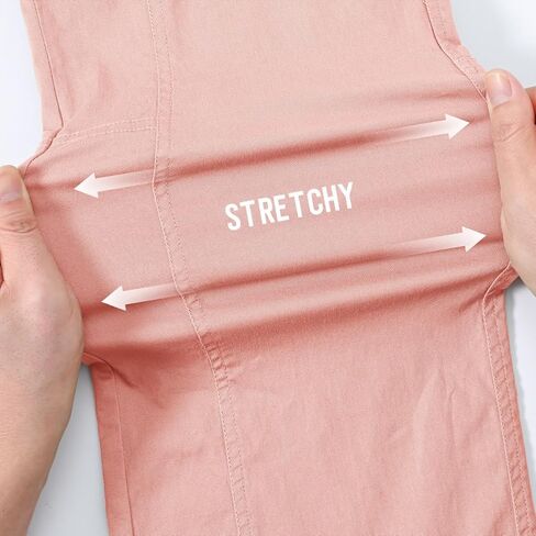 بنطال BGOWATU النسائي للمشي لمسافات طويلة للركض والركض قابل للتمدد في الهواء الطلق كاجوال للسفر مع 6 جيوب in Kuwait