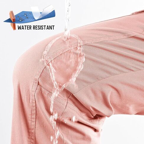 بنطال BGOWATU النسائي للمشي لمسافات طويلة للركض والركض قابل للتمدد في الهواء الطلق كاجوال للسفر مع 6 جيوب in Kuwait