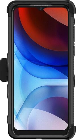 حزمة ZIZO Bolt لحافظة Moto G Pure مع واقي شاشة ومسند وحافظة - أسود in Saudi Arabia