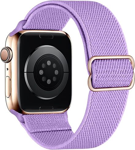 أربطة حلقية من النايلون قابلة للتمدد متوافقة مع ساعة Apple 38 مم 40 مم 41 مم 42 مم 44 مم 49 مم حزام مطاطي ناعم قابل للتعديل متوافق مع Apple Watch SE Ultra iWatch Series 8/7/6/5/4/3/2/1 in Kuwait