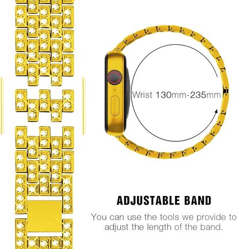 Dsytom Bing Bands Compatible for Apple Watch Band for Women, No Case in Kuwait