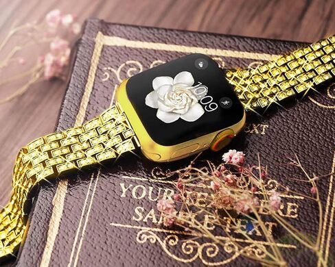 Dsytom Bing Bands Compatible for Apple Watch Band for Women, No Case in Kuwait