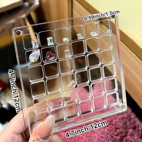 صندوق عرض صدف مغناطيسي من الأكريليك، صندوق تخزين صدف مزخرف من الأكريليك، حافظات عرض صخرية قابلة للتكديس، رف عرض نجم البحر، صندوق منظم للتخزين للصدف والخرز والمجوهرات (36 شبكة) in Kuwait