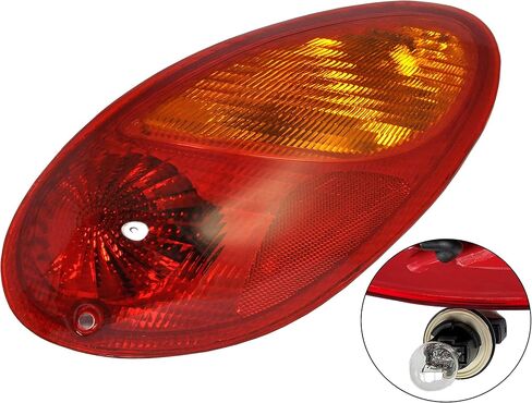 Dependable Direct Driver Side (LH) Tail Light Lamp for 2001-2005 Chrysler PT Cruiser CH2800145 - Includes Bulb in Saudi Arabia