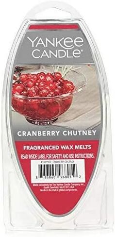 This-n-that-1 Yankee Candle Cranberry Chutney Fragranced Red Wax Melts New in Saudi Arabia
